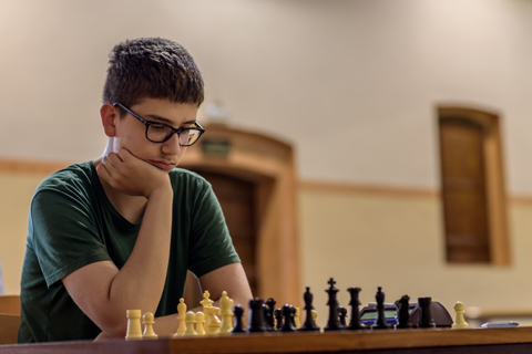 Daniel playing chess